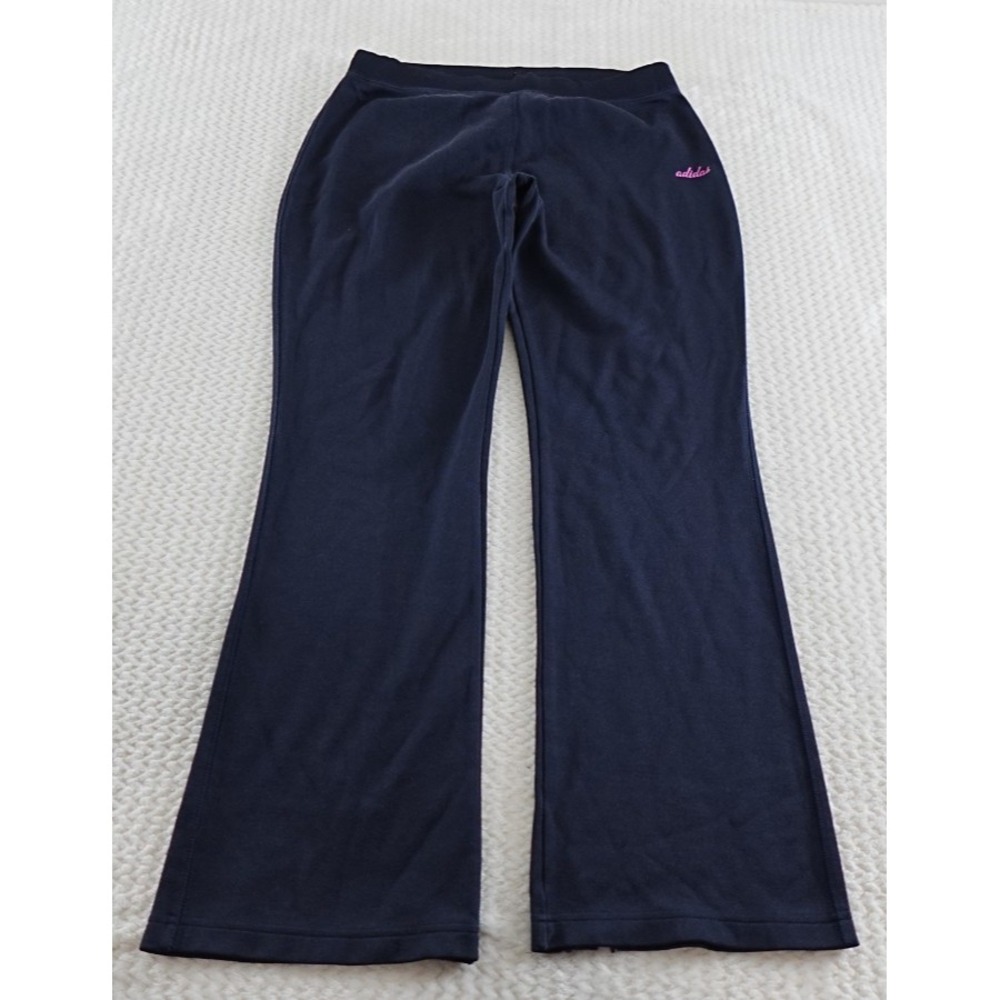 ADIDAS Women's Sz M Adult Large Gymnastics Wear Pants Dark Blue